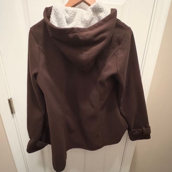 Vintage Women’s Fleece Thicken Coat Fuzzy Sherpa Lined Windproof Parkas Size S - Picture 9 of 16